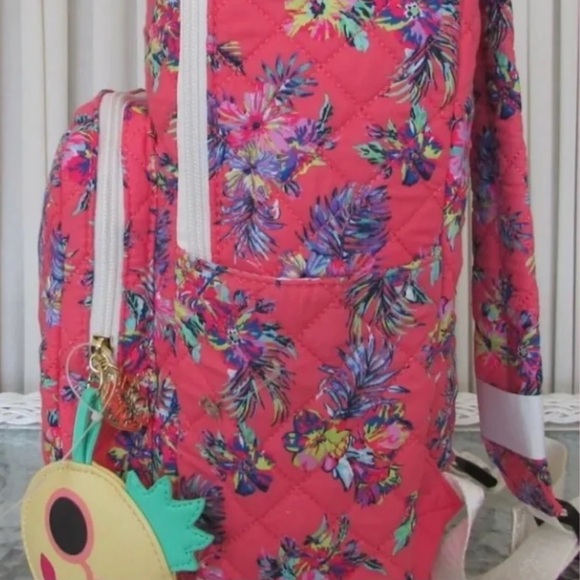 Betsey Johnson Pink Floral  Backpack - Picture 6 of 10